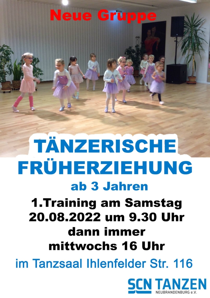 FlyerTänzerische früherziehung NEU