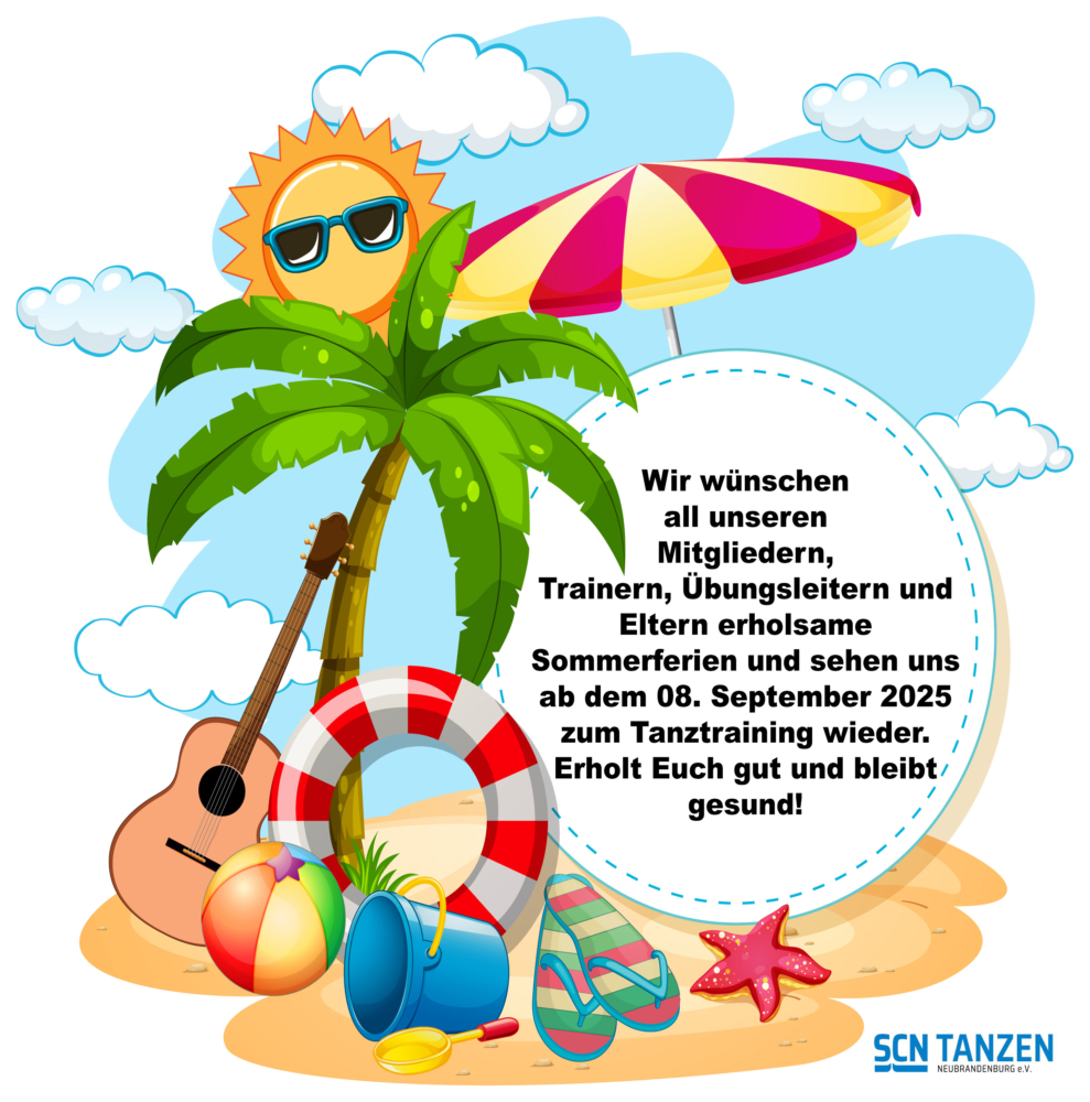 Summer beach banner template