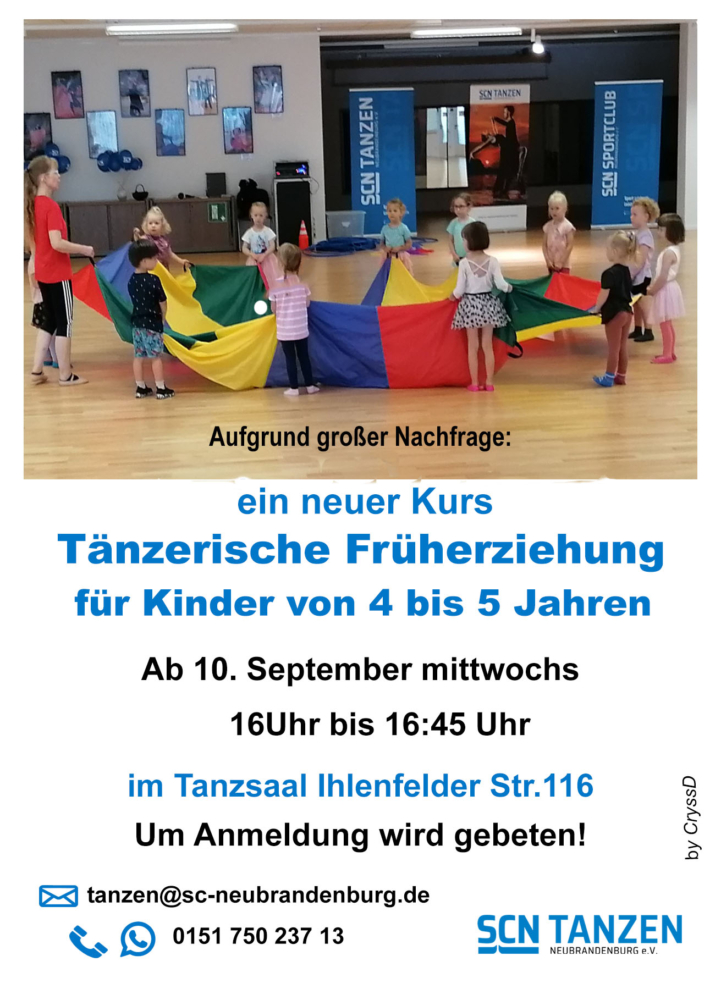 Flyer Kurs Tänzerische Früherziehung 09-25fürDruck