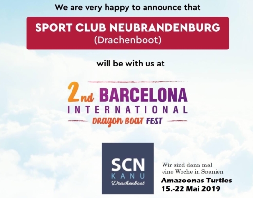 Poster zum 2. Internationalen Drachenbootfest in Barcelona